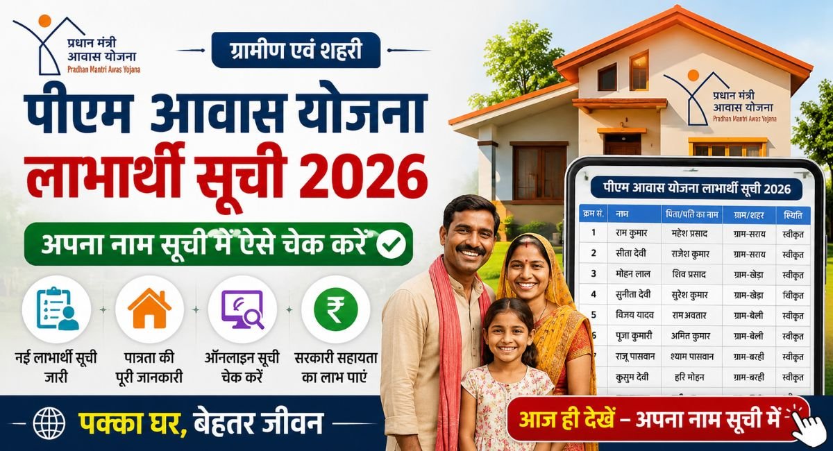 PM Awas Yojana Beneficiary List 2026