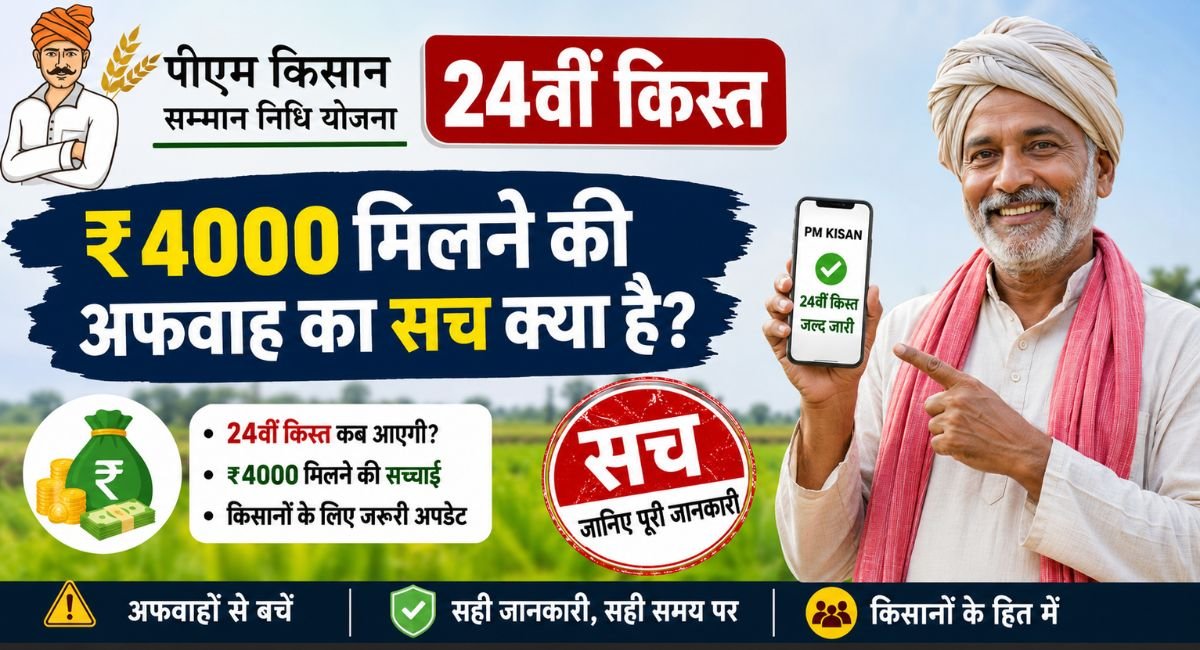 PM Kisan 24th Installment What is the truth behind the rumor about receiving ₹4000